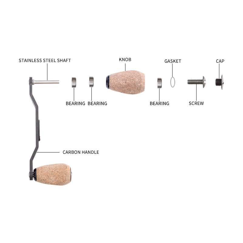 RUKE  Fishing Reel Handle Carb - Daiwa Reel Bg review and price